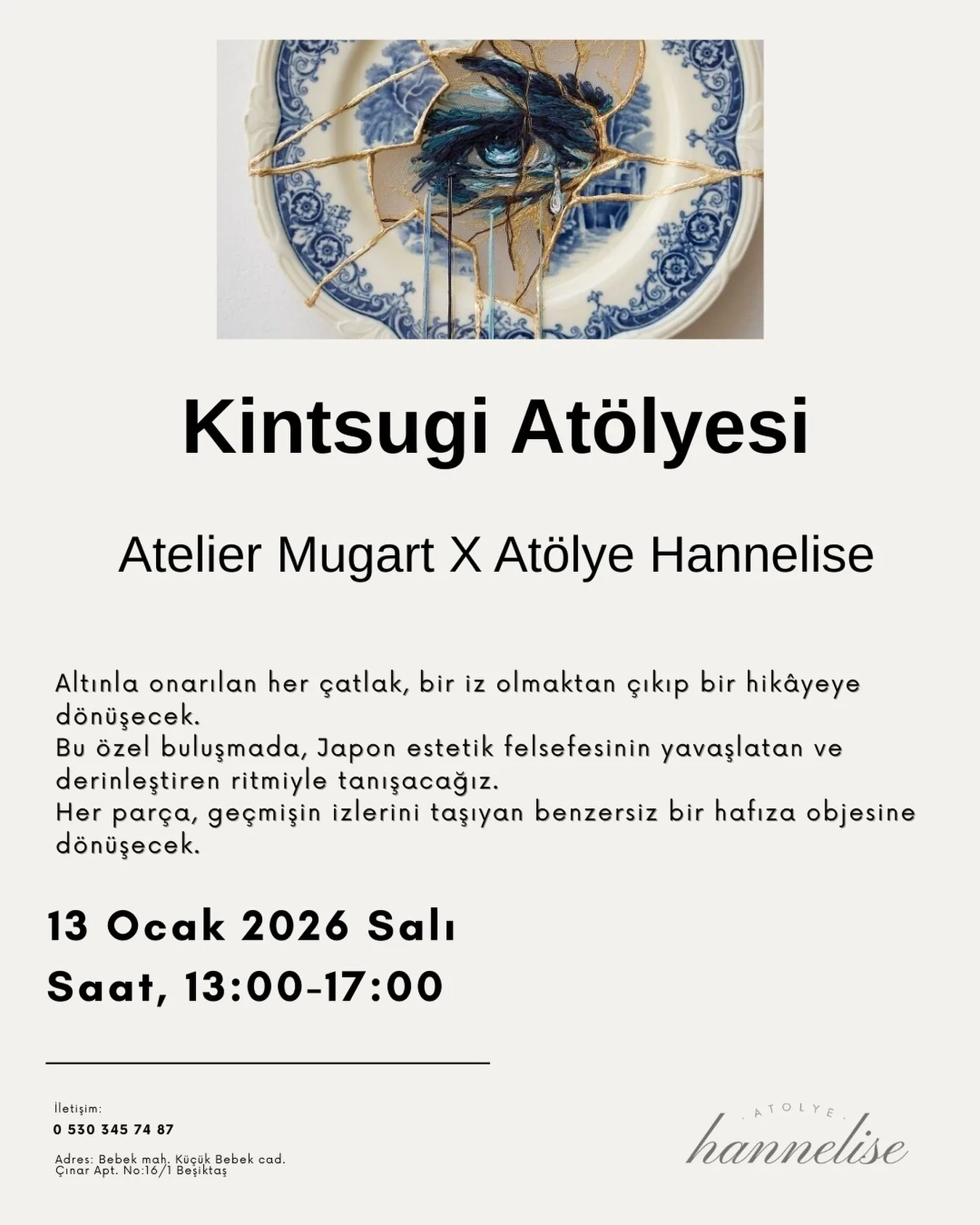 Atelier Mugart ile Kintsugi arşiv görseli