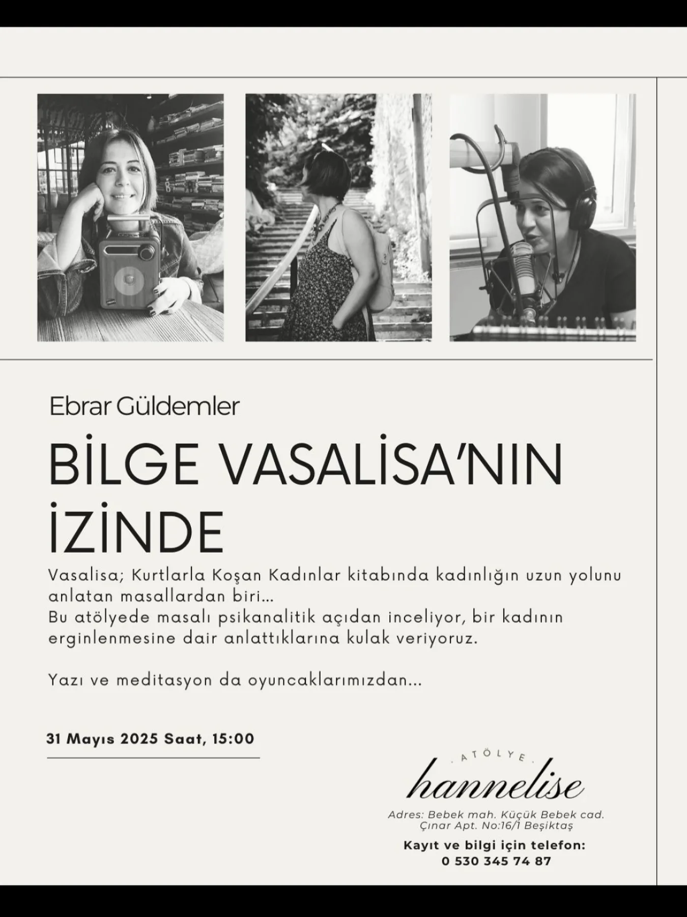 Bilge Vasalisa etkinliğinden bir anı