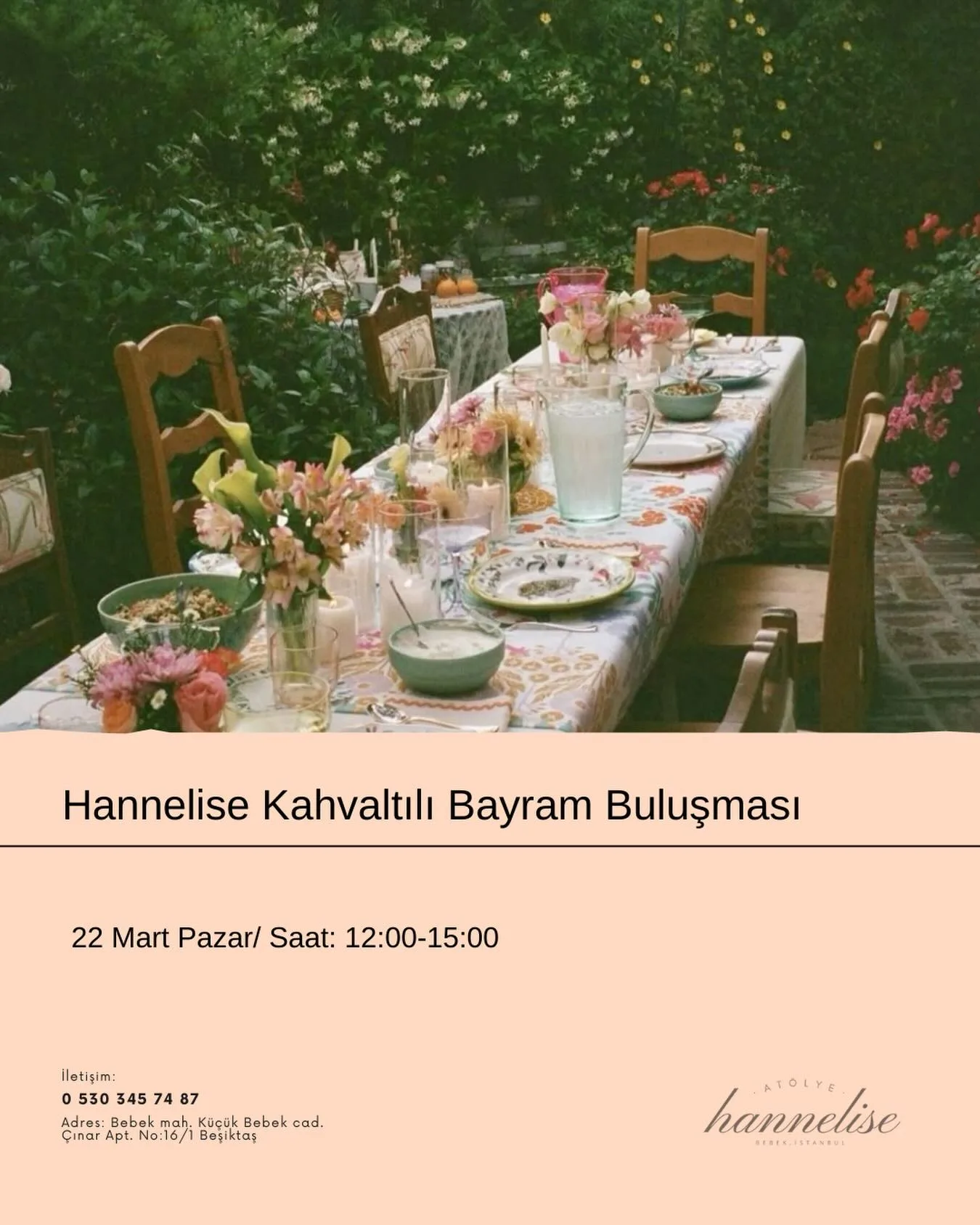 Hannelise Kahvaltılı Bayram Buluşması etkinliğinden bir anı