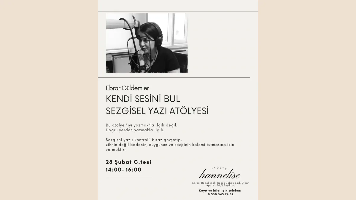 Kendi Sesini Bul: Sezgisel Yazı