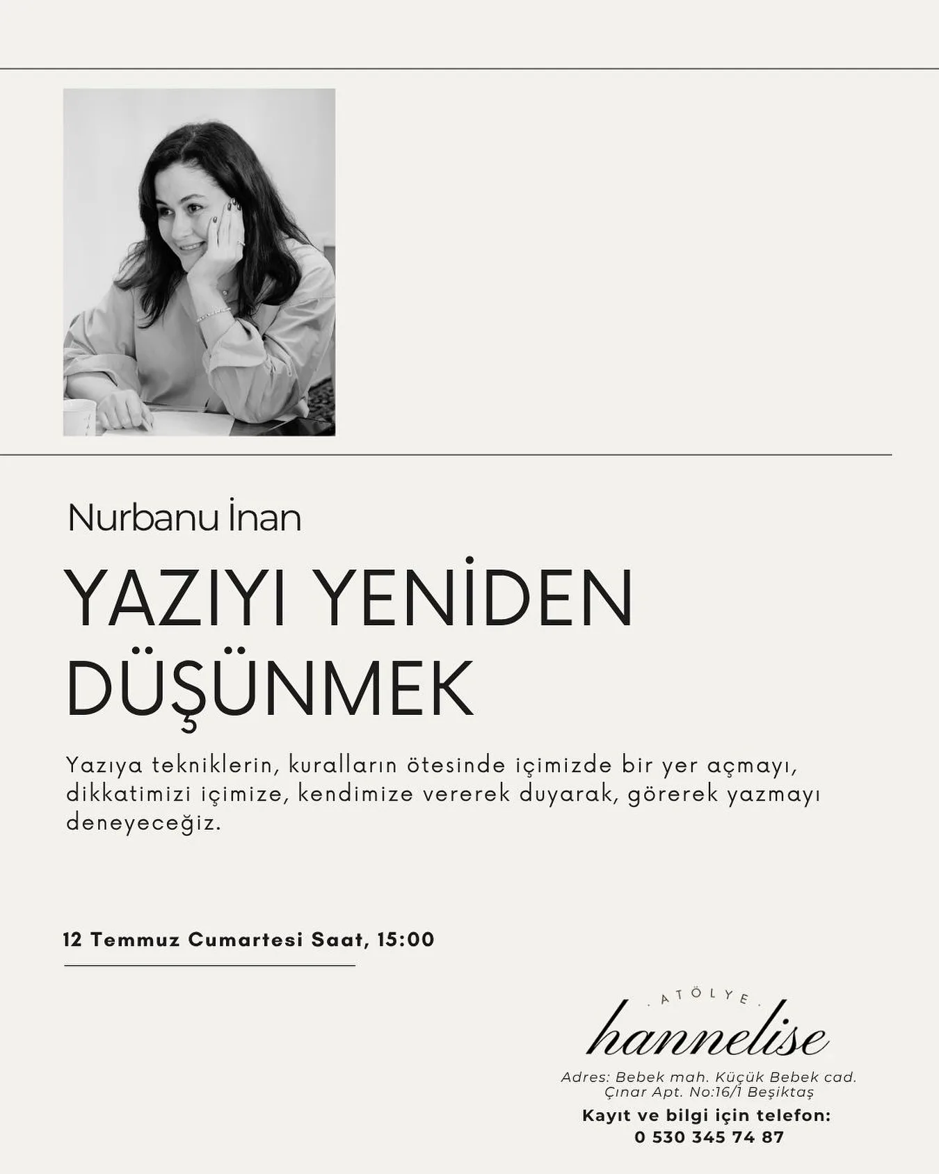 Yazıyı Yeniden Düşünmek etkinliğinden bir anı