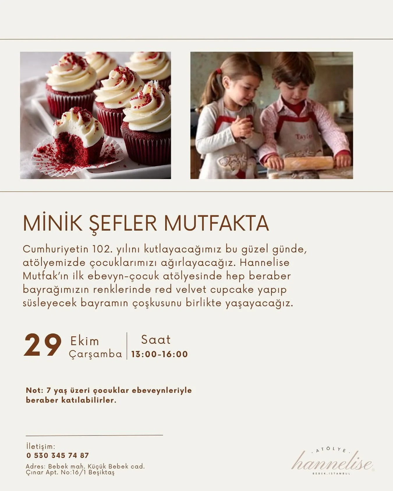 Minik Şefler Mutfakta etkinliğinden bir anı