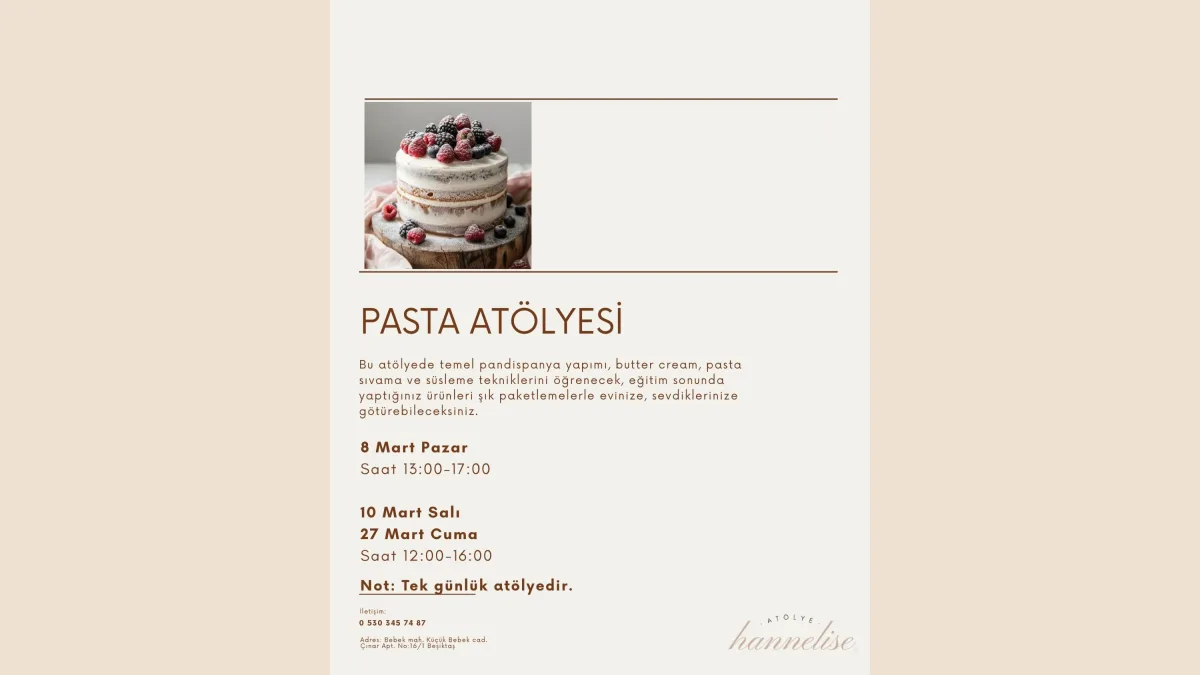 Pasta Atölyesi