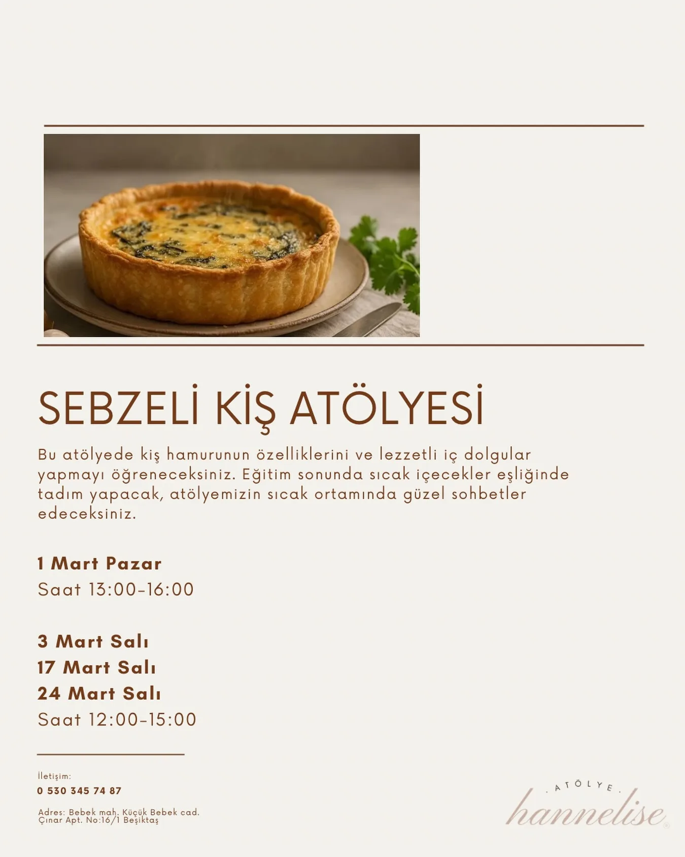 Sebzeli Kiş Atölyesi arşiv görseli