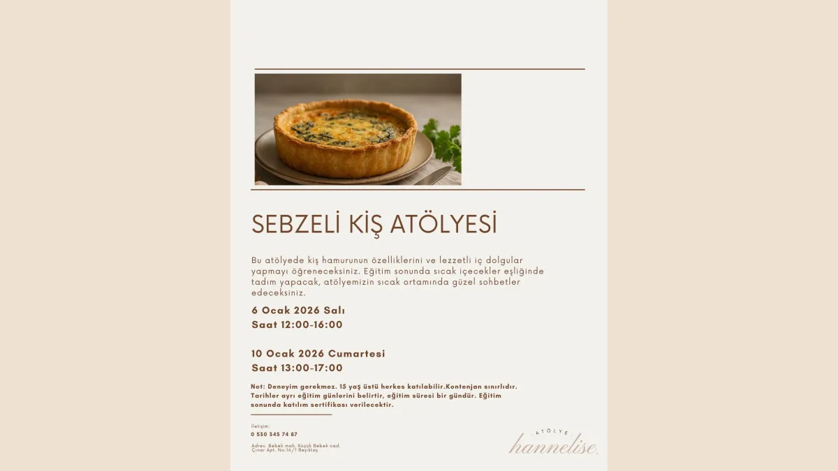 Sebzeli Kiş Atölyesi