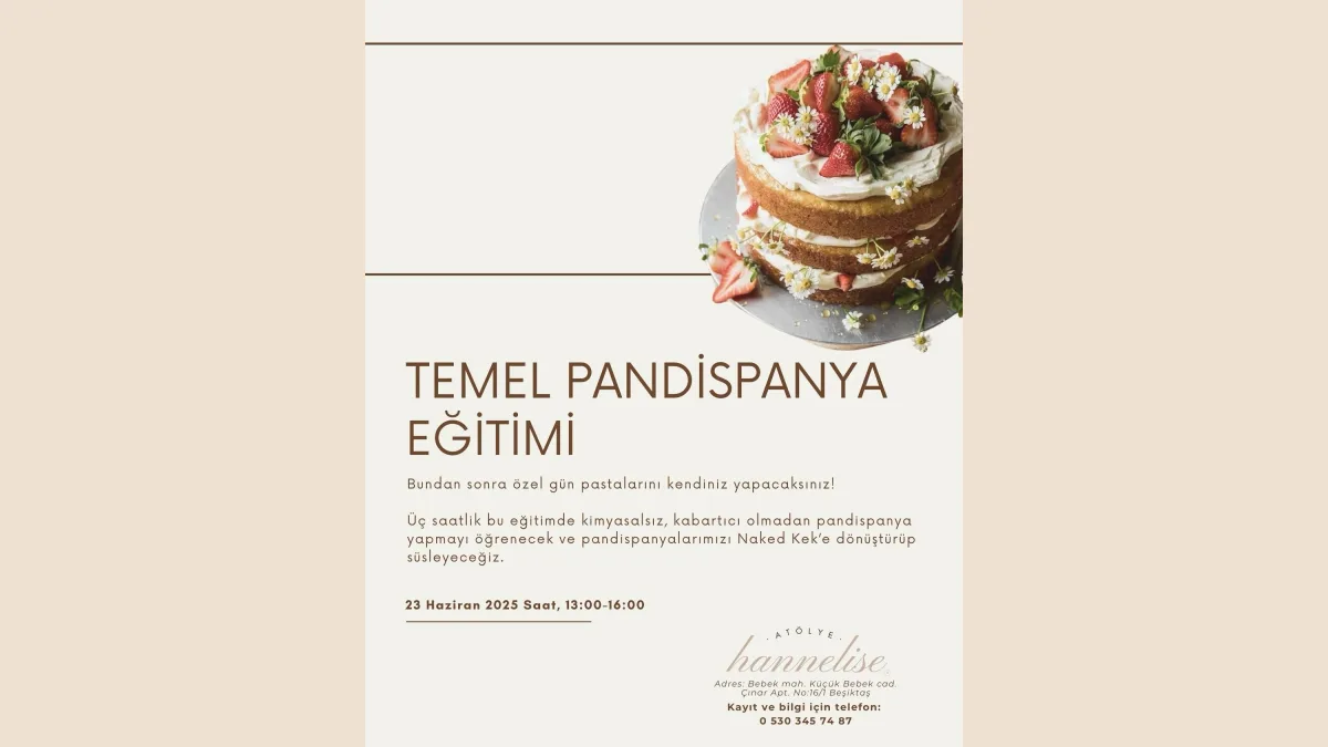 Temel Pandispanya Atölyesi