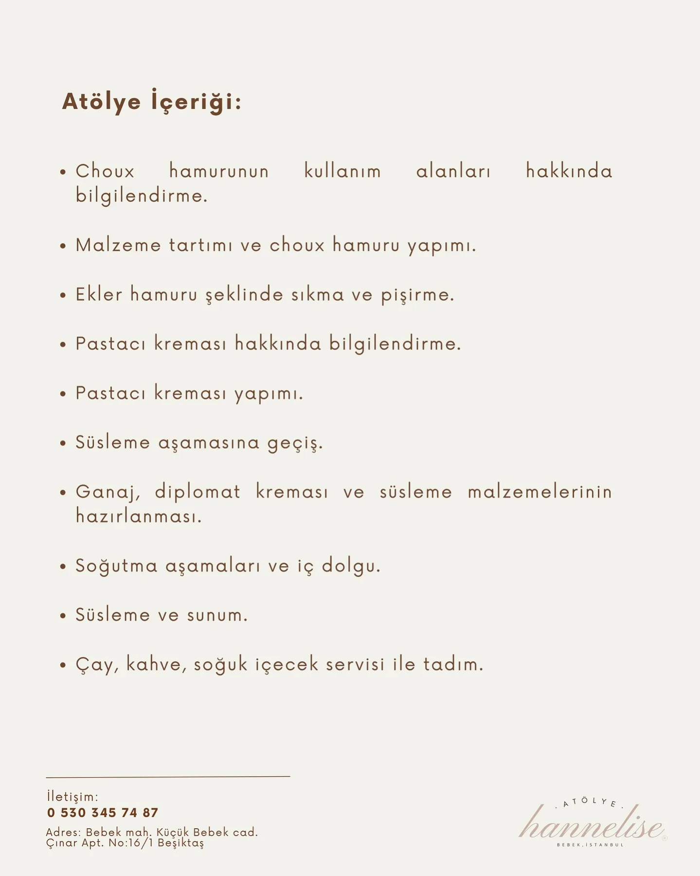 Yeditepe Lezzetleri Atölyesi arşiv görseli