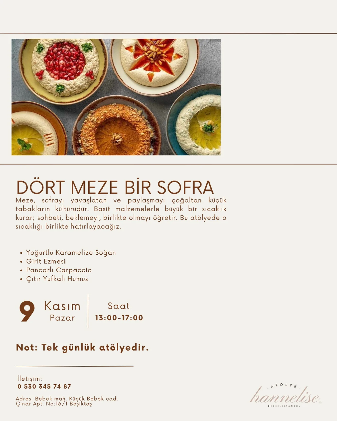 Yeni Yıl Masası: Meze Atölyesi arşiv görseli