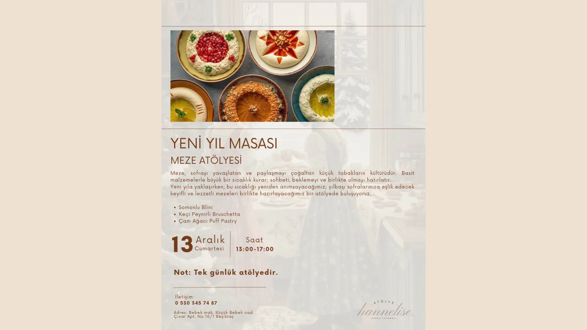 Yeni Yıl Masası: Meze Atölyesi