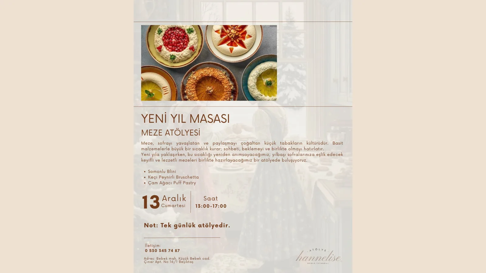 Yeni Yıl Masası: Meze Atölyesi